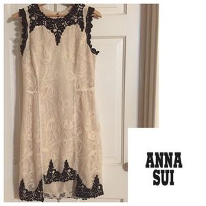 Anna Sui Lace Dress with Bow. Size 10